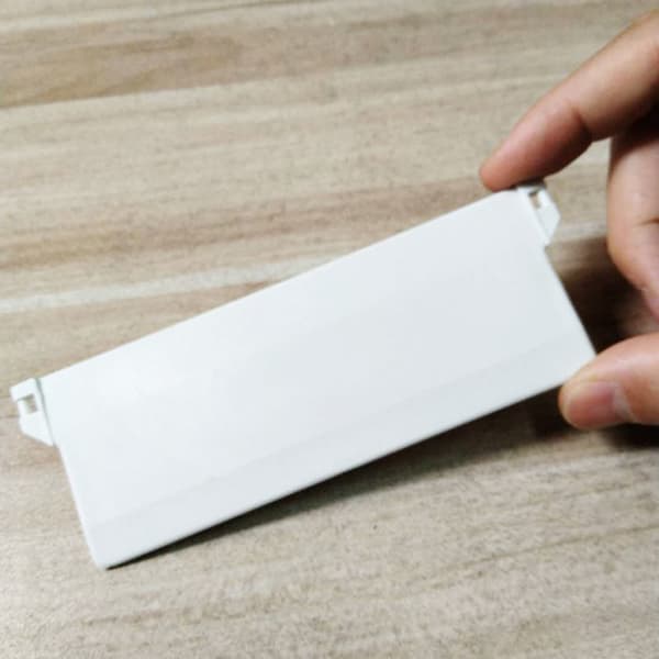 Plastic Bottom Plate 127mm Set of 10 Portable Vertical Blinds with Weights