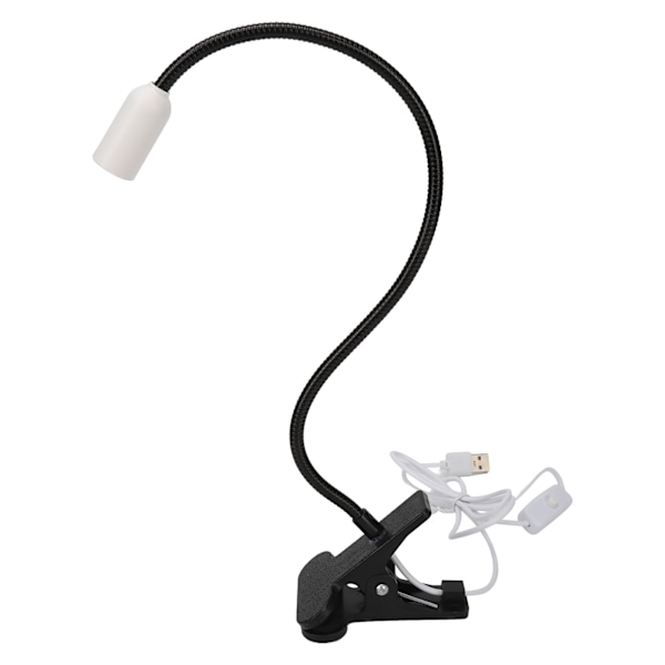 6W Stor Chip UV LED Skrivebordslampe med Fleksibel Svanehalsklemme 360 Graders Roterende Håndfri Clip-on Neglelampe{EE}