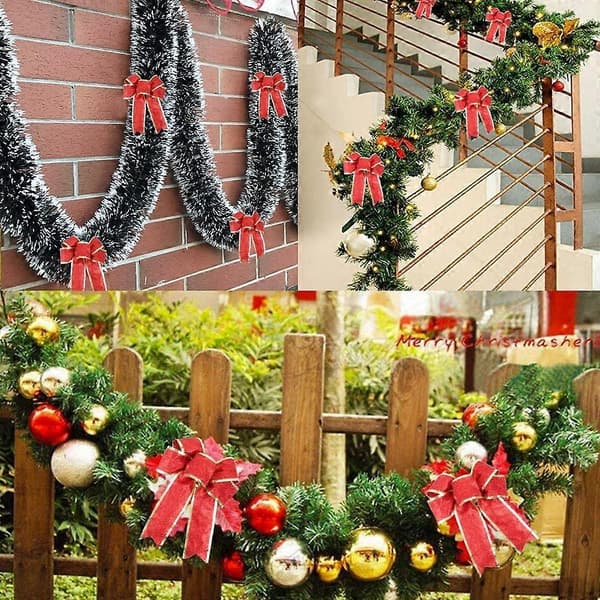 st Stora Julglitterrosetter