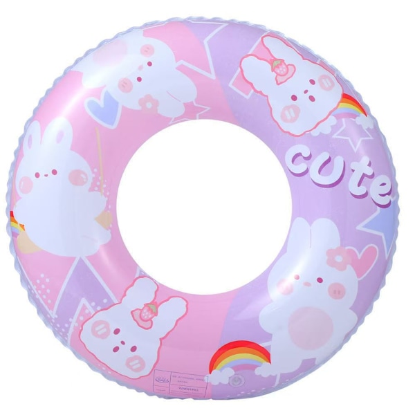 Ny Kuromi badring för barn, förtjockad livboj babyring barn vuxen tecknad flytring (70cm)