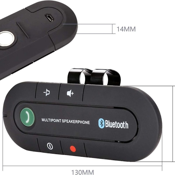 Handsfree-system för bil Bluetooth solskydd handsfree bilkit