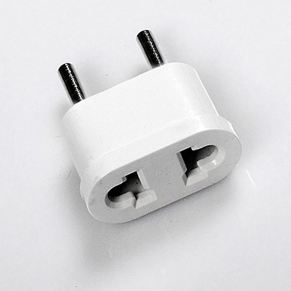 US USA til EU Euro Europa AC Strømadapter Reiseplugg Lader Socket Converter JIKAIX{F2}