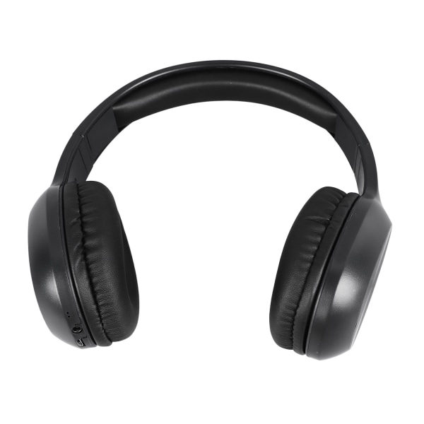 Bluetooth hörlurar brusreducering Tung bas Justerbart trådlöst headset för telefondator Svart