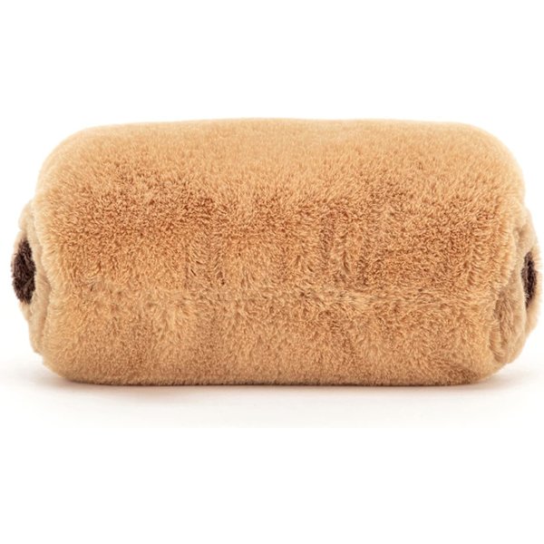 Jellycat Amuseables Pain Au Chocolat Fyldt Legetøj, 6 tommer | Konditori Plys | Sjov Gaveidé