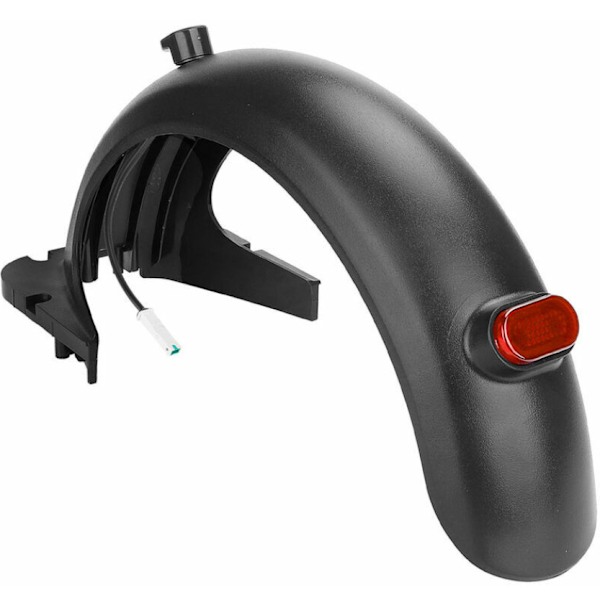 Replacement accessories for rear fender kit with rear brake light compatible with electric scooter G30 Max, model: mudguard and brake light.