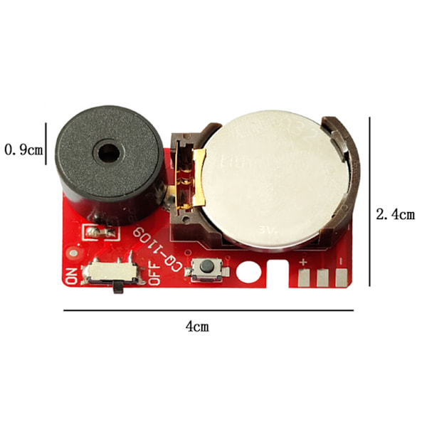 Prank Støy Maker Morsom Praktisk Spøk Gag Leker Klebrig Små Prank Ting Gag Gaver for Voksne Rød Red 1pcs