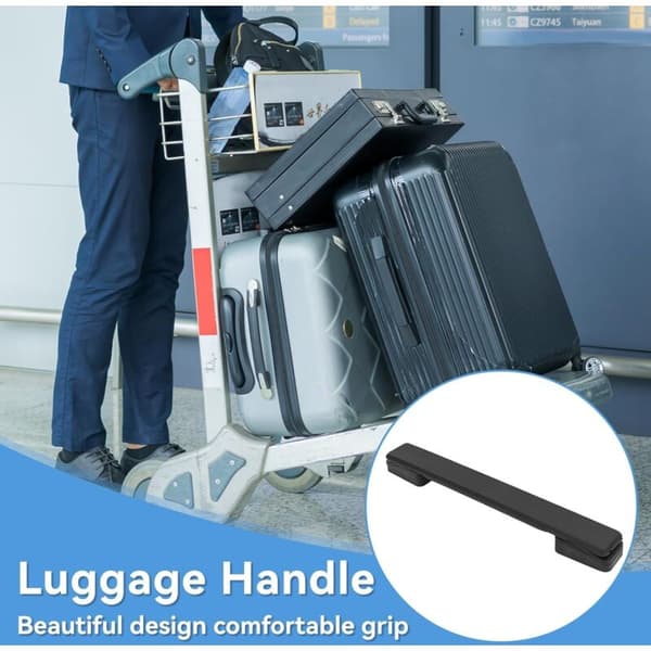 Bagagehåndtag, erstatningshåndtag til kuffert, plastikbagagehåndtag, kuffert, kufferthåndtag