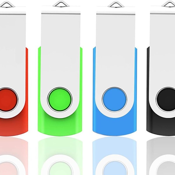 USB-minne 32GB USB 2.0 Flash drive 4-pack, USB-minne Flash drive