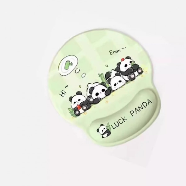 Pink Panda Musemåtte Håndledsstøtte Piger Sød Glat Computer Kontor Høj-kvalitets Silikone Tastatur Håndstøtte Håndled Papa Panda-Wrist Pad