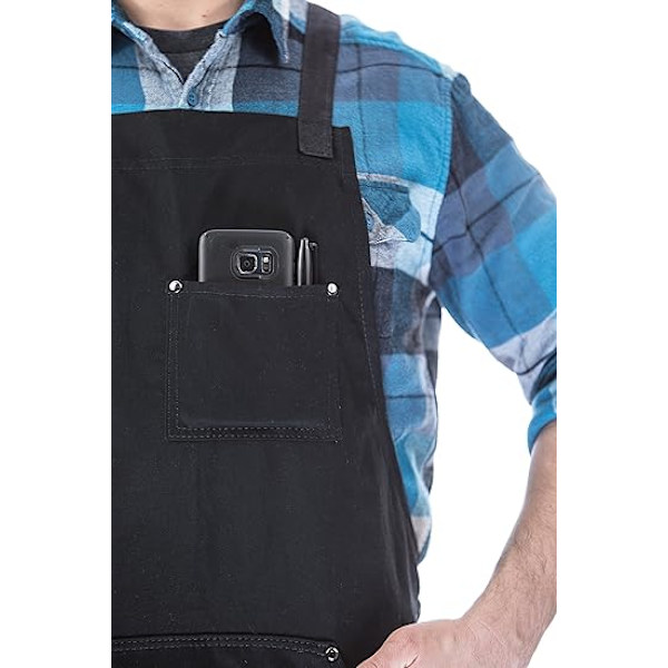 Professional Chef Apron for Kitchen, Grill & BBQ, ZQKLA