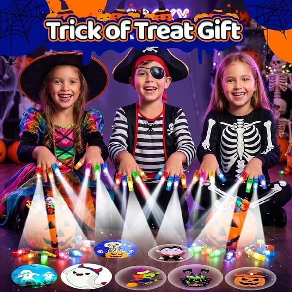 Halloween Glow Stick Julekalender – 24 Dage med Spooky Mini Lysende Tryllestave, Festartikler og Nedtællingsgave til Børn