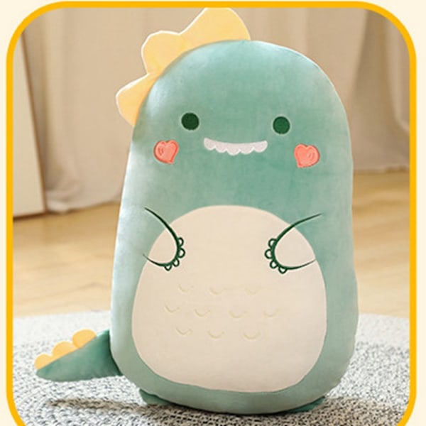 45 cm Squishmallows plysset dyr Kawaii blød stor pude Dinosaur