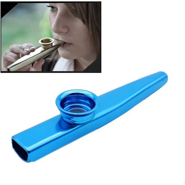 Multipack Kazoo Metall Kazoo Kazoo Instrument Gazoo Musikinstrument för Barn Present Instrumentalt Ackompanjemang