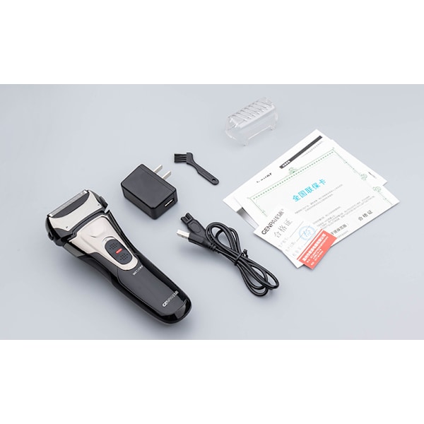 Braun Series 3 ProSkin Elektrisk Barbermaskine, Elektrisk Barbermaskine til Mænd med Pop Up Præcisionstrimmer, Sensitive Blade, Våd & Tør, Sort Barbermaskine