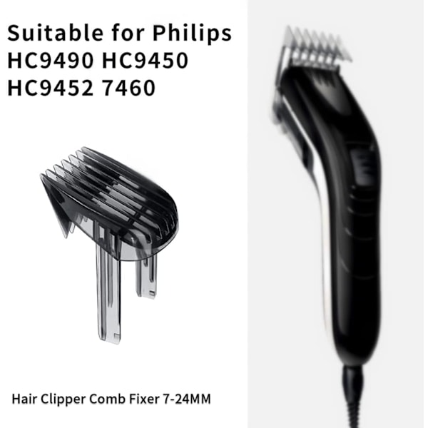 2 stk. hårklippekam kompatibel med Philips HC9450 HC9490 HC94{EE}