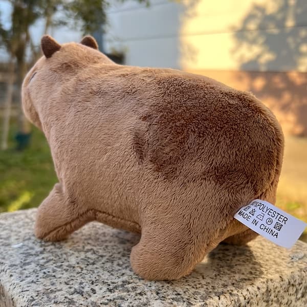 22,35 cm Capybara Plyslegetøj Blødt Udstoppede Dyr Gave Brown