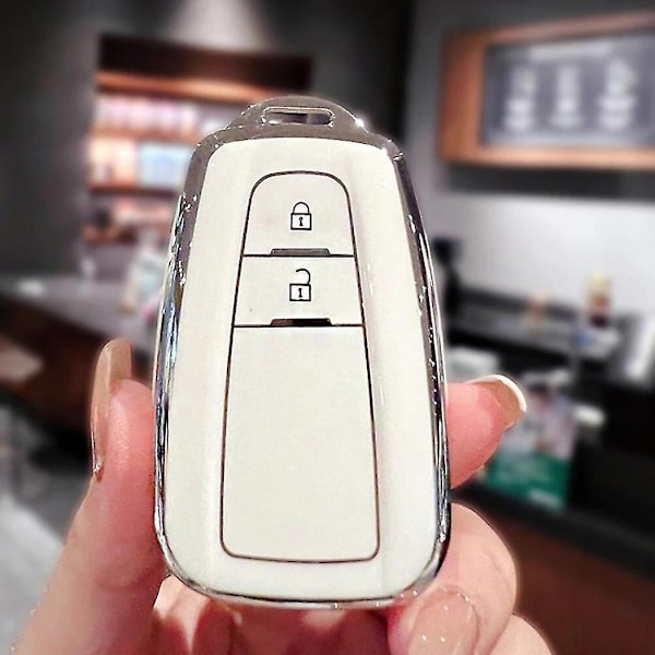 TPU Nyckelskydd för Toyota C-HR Chr Prius Rav 4 Camry Corolla 2017 2018 2020 2021 - Perfekt Tillbehör keychain