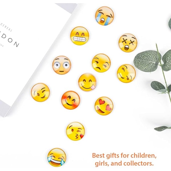 16 KPL Emoji Magneetti Jääkaappimagneetti Koristeellinen{ee}
