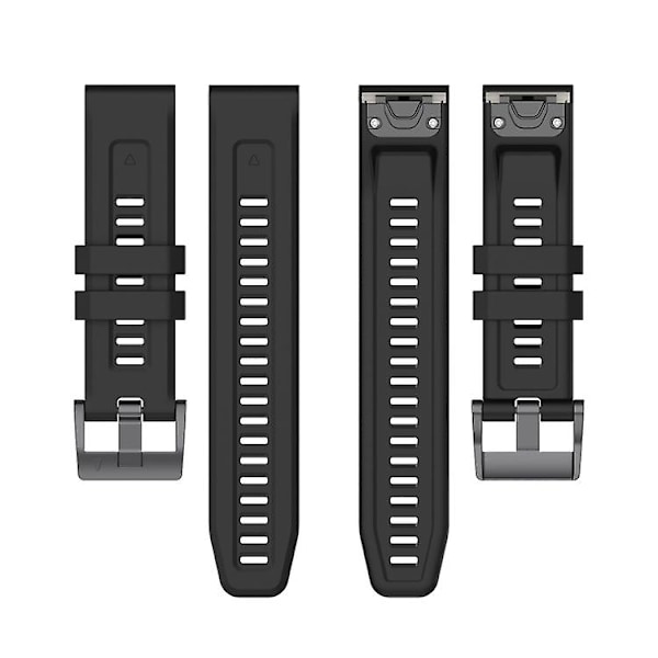Til Garmin Fenix 6s 20mm Silikone Ensfarvet Urrem QPU{ee] Red