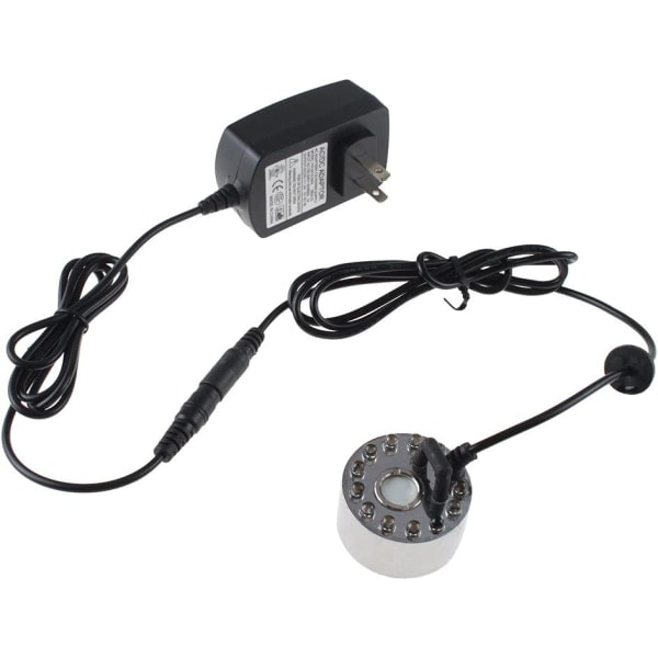 400ml/h Original Mini Mist Maker - Dimbar med 12 LED-lampor Vatten