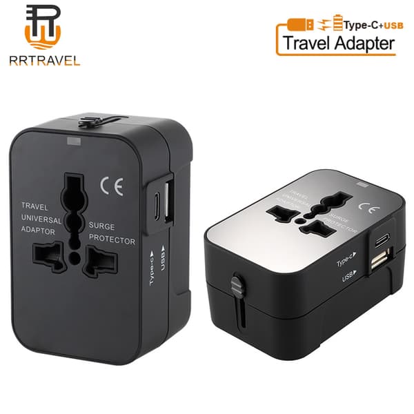 Bison 202 Dobbel USB 2.1A Universaladapter - Universell for global bruk