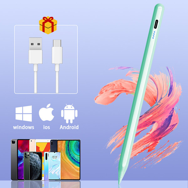 Universal Stylus Penn for Android IOS Windows Touch Penn for iPad Iphone Penn Tablet Mobiltelefon Stylus Penn for Samsung Huawei green