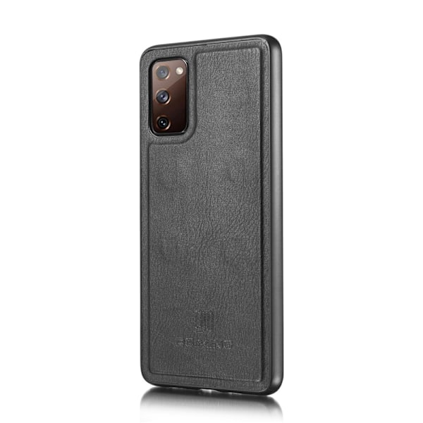 DG.MING 2-i-1 Magnet Lommebok Samsung Galaxy S20 FE Svart