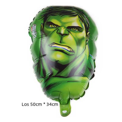 Superhelte aluminiumsballon Marvel Spider Man, Iron Man, Captain America, Hulk 4 sæt op set up No,