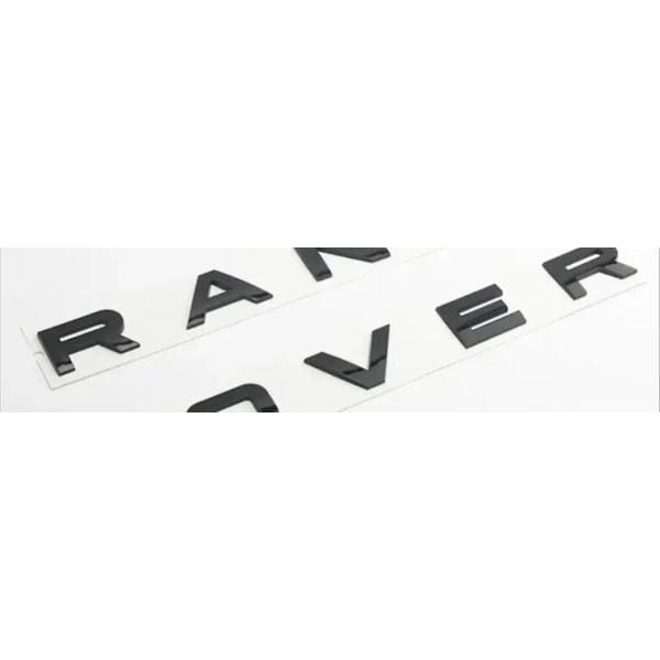 Kirjaimet Range Rover -embleemille Ranger kiiltävä musta