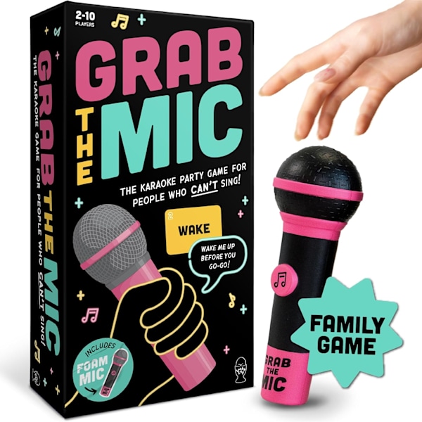 Familje Karaoke Spel 8+ År, 2-10 Spelare - Brädspel För Dåliga Sångare - För Roliga, Högljudda Spelkvällar, Födelsedagsfest, Barnpresent_ca