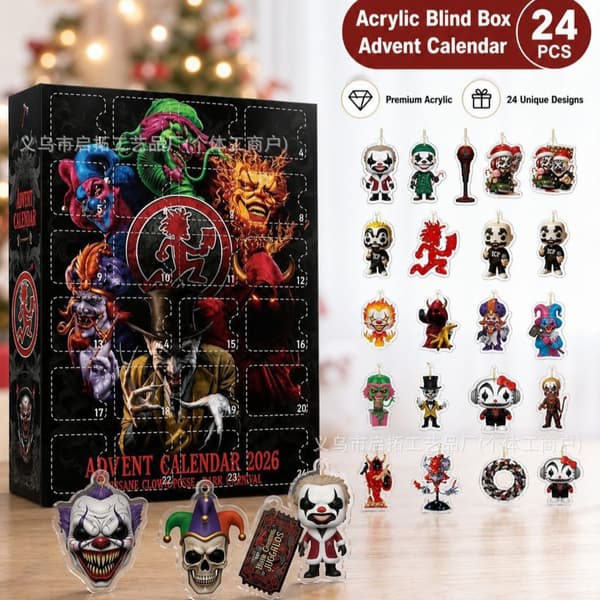 Sjøglassnisse Julekalender 2026 – Liten Alv Nedtelling til Jul Halloween E