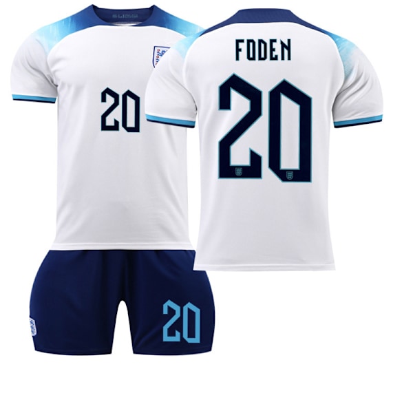 England Fotballdrakt nr. 20 Foden genser #M