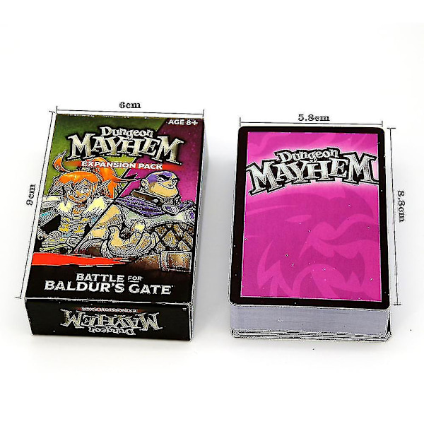 Bordspelet Dungeon Mayhem Dungeons Of Chaos Full English Monster Madness Strategispel Dungeon Expansion