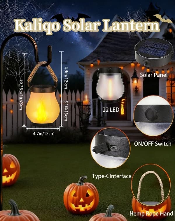Solar lights for outdoor use - Solar garden lighting - Solar lantern