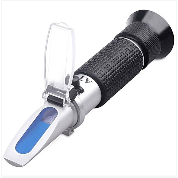 Brix Meter 0-90% Brix Handheld Refractometer Home Brewing Brix Sugar Content Meter ATC Temperature