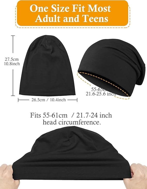 2 stk. klassisk hue til mænd og kvinder, unisex strikhue lang hue til vinter