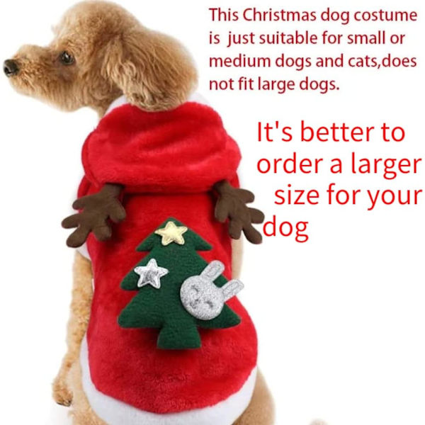 Hund Jul Kläder Kostym, Hundkläder för Små Medelstora Hundar