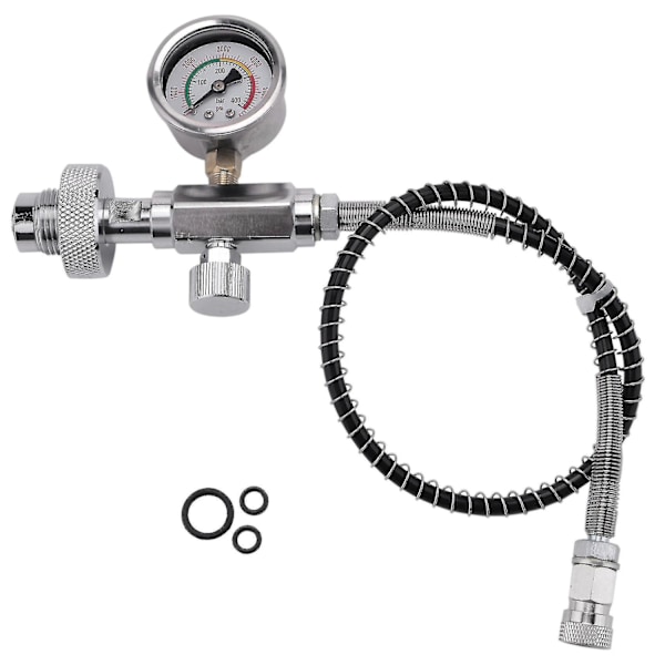 PCP påfyldningsstationsadapter til dykkerflasker med G5/8\" DIN-adapter og 50 cm slange - WELLNGS
