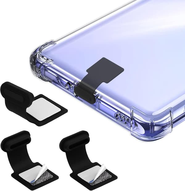 3-pack USB-C-portin pölysuojat, silikoninen pölysuoja