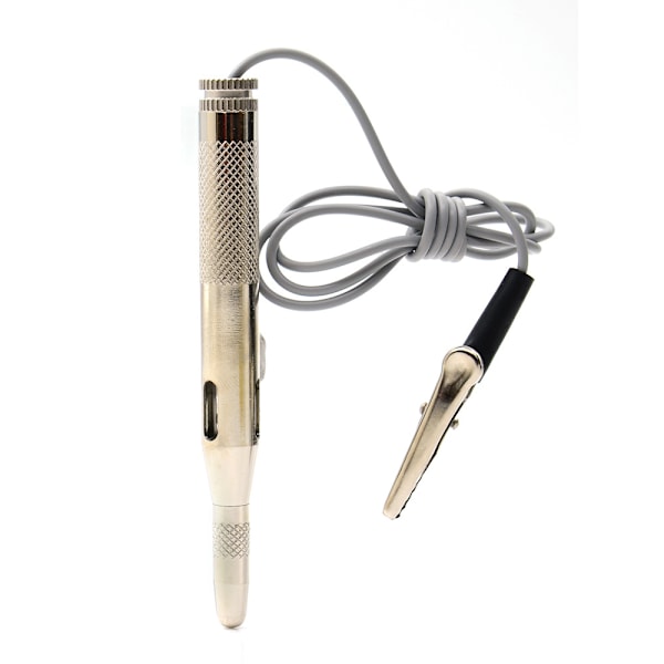Test Pen Lommelygte Sølv 1 stk Elektrisk Probe Lys Bilværktøj