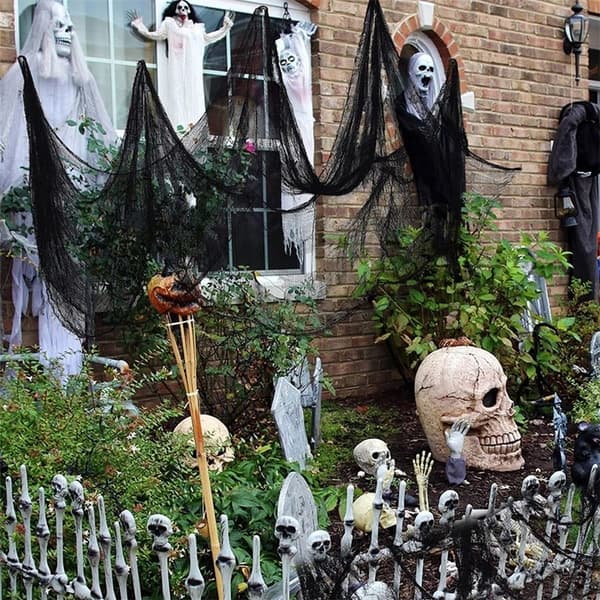 Halloween Dekor Stoff, 200 x 500 cm Halloween Dekor