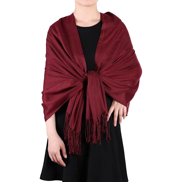 Pashminasjal för damer, sjal och scarf för aftonklänning, brudtärna, bröllop