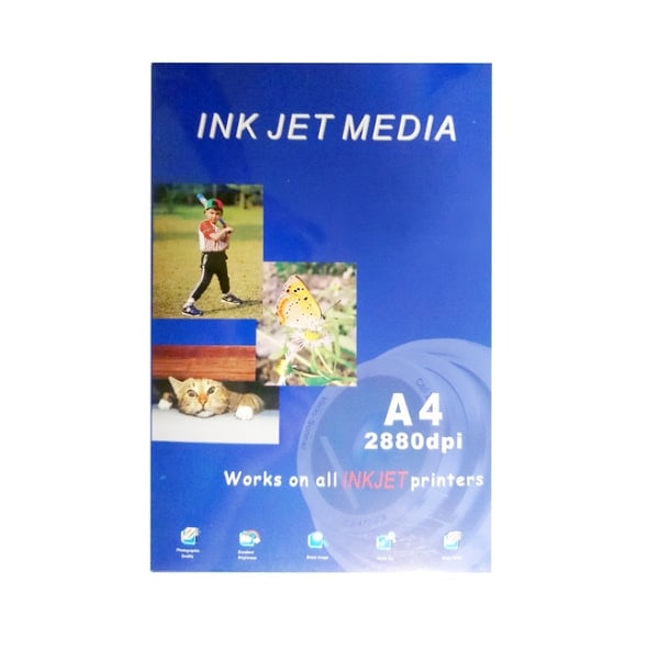 Fotopapper Blank/Matt 180 g/m2 A4 20 ark/förpackning (210x297mm){ee] matte