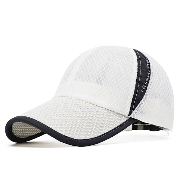 Unisex full mesh breathable cap Quick drying running hat Lightweight cooling water sport hat