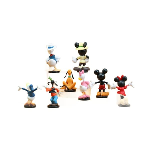 Pyntede figurer, bursdagsgaver, et sett med 8 dukkefigurer