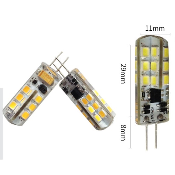 10 stk. G4 LED-pære COB LED-pære VARM HVID 1,5W 1,5W varm hvid warm white 1.5W-1.5W