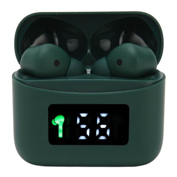 Bluetooth 5.2 hörlurar Brusreducering Trådlös optisk sensorteknik IPX5 djupt vattentät hörlurar för spelgrönt