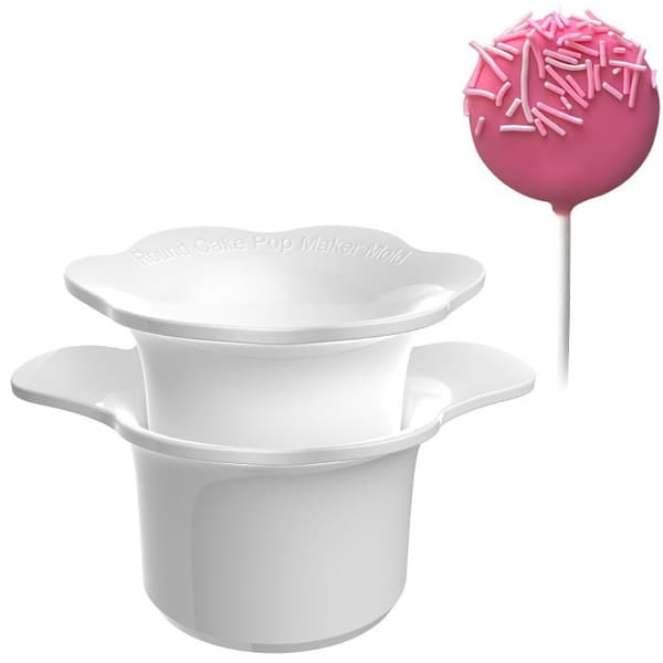 Nytt runt kakmått set med bricka{EE} Pink cutter + tray