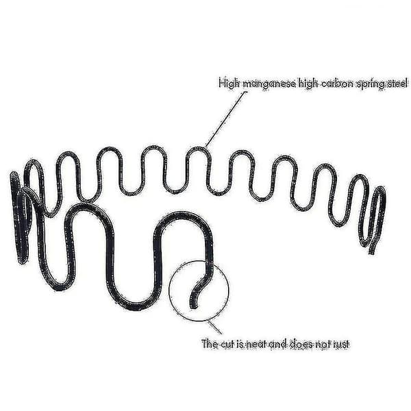 Erstatningsfjærer for sofa og stol med klips, 40cm 45cm 50cm 55cm 60cm 75cm