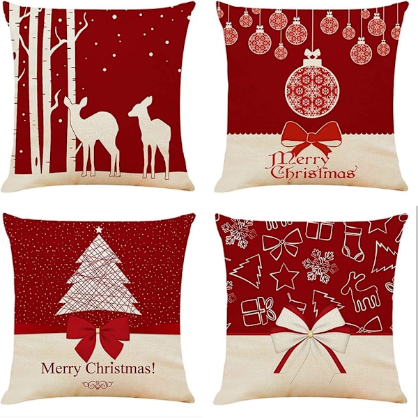 Christmas pillow cases, decorative pillows